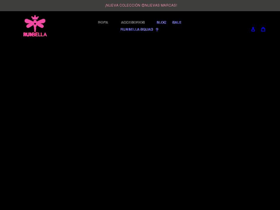 runbella.cl shopify website screenshot