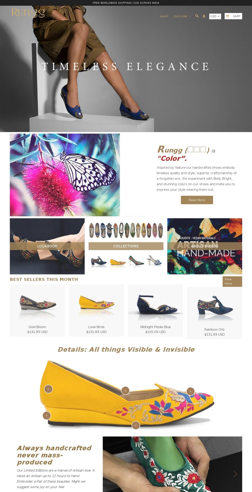 runggshoes.com shopify website screenshot