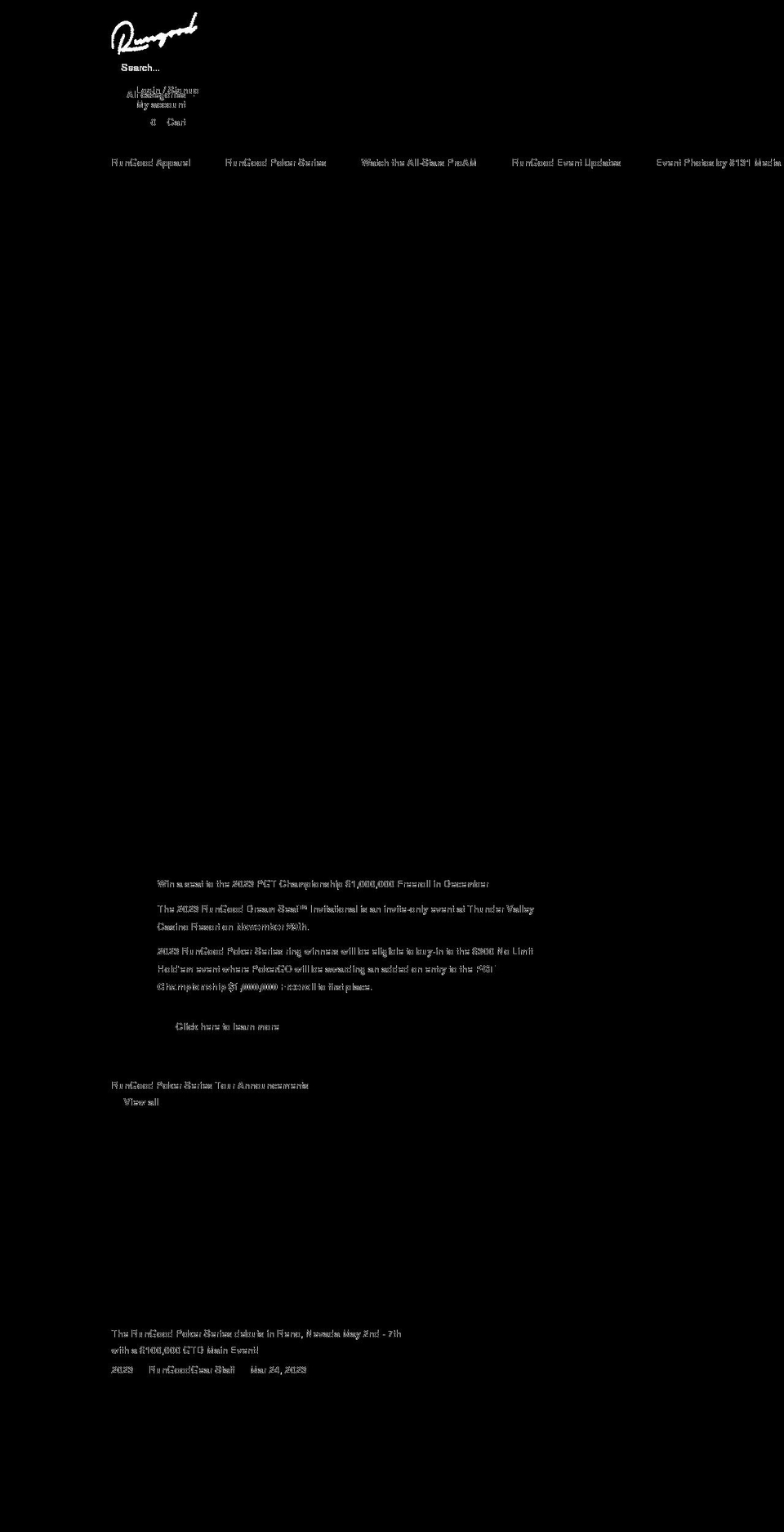 rungood.com shopify website screenshot