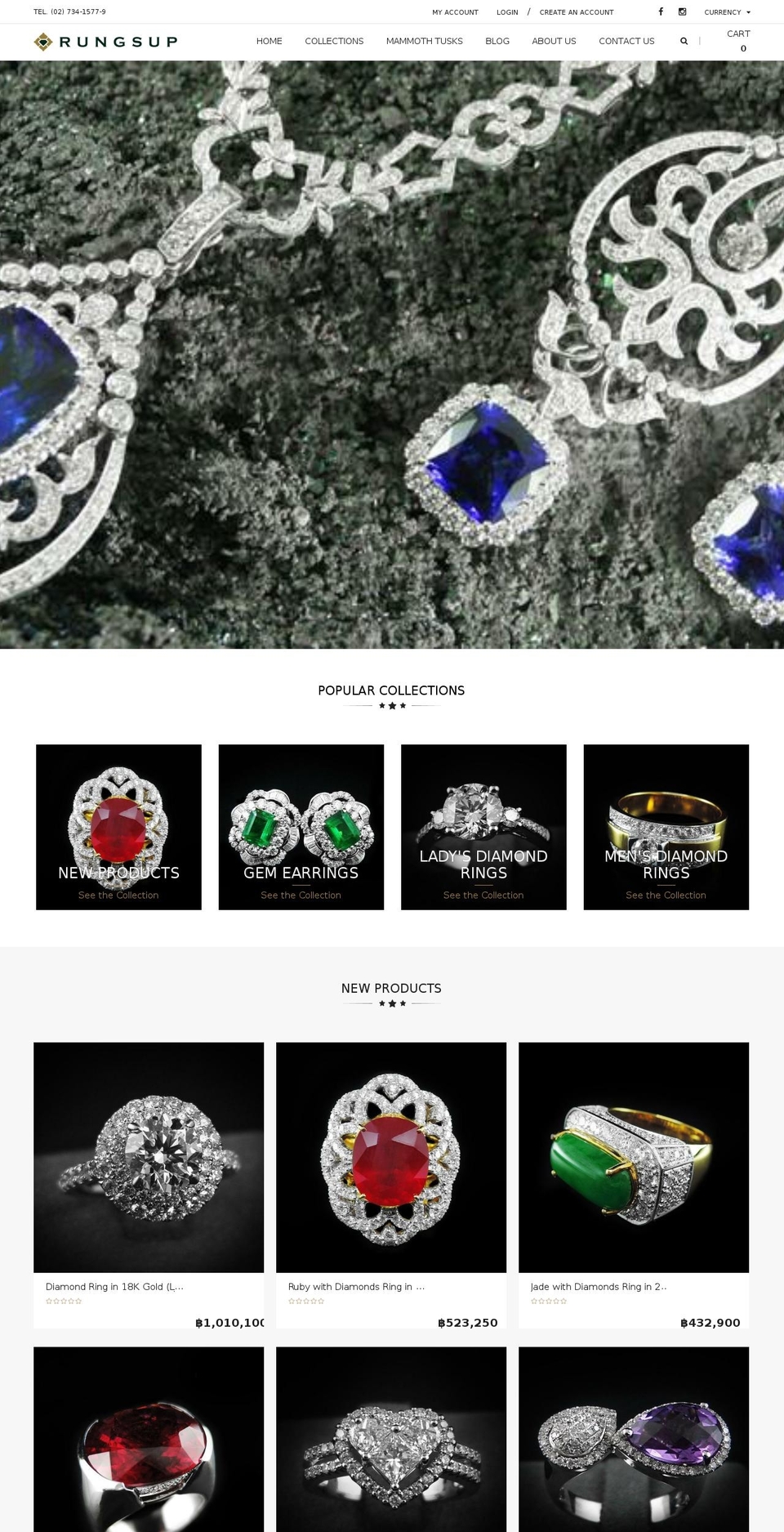 jewelry-r13 Shopify theme site example rungsup.co