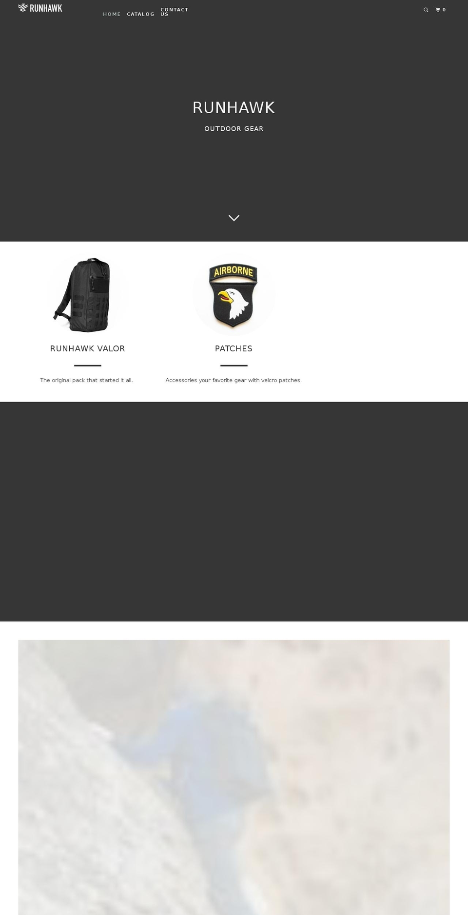 runhawk.com — Shopify storefront screenshot