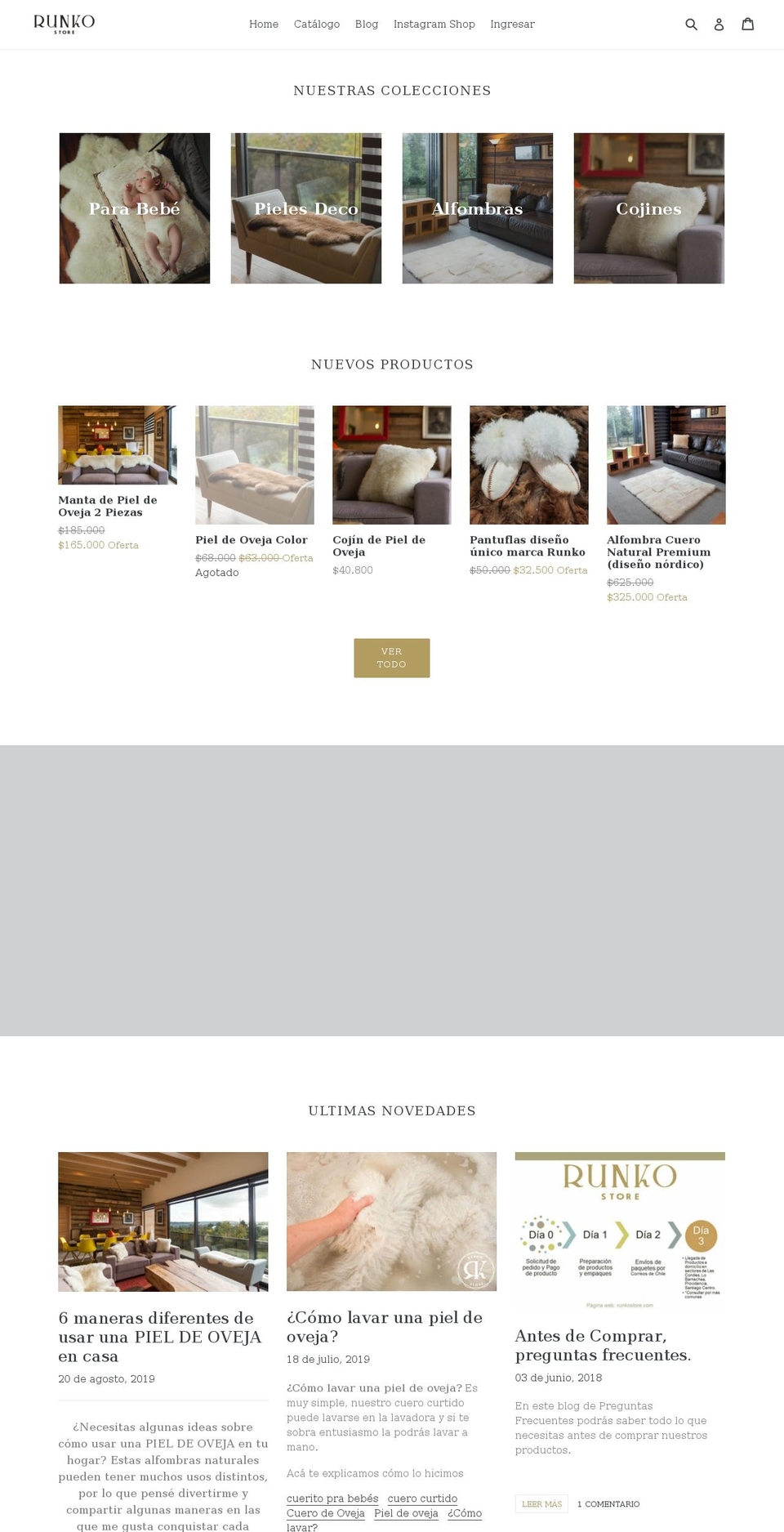 runkostore.com — Shopify storefront screenshot