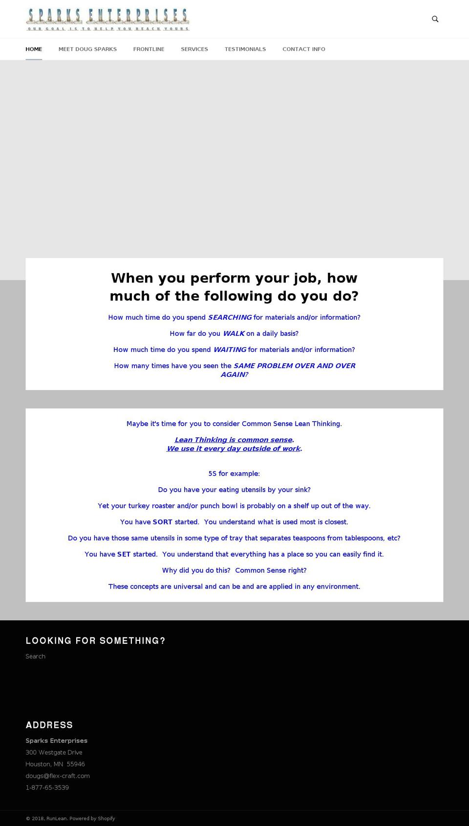 runlean.com — Shopify storefront screenshot