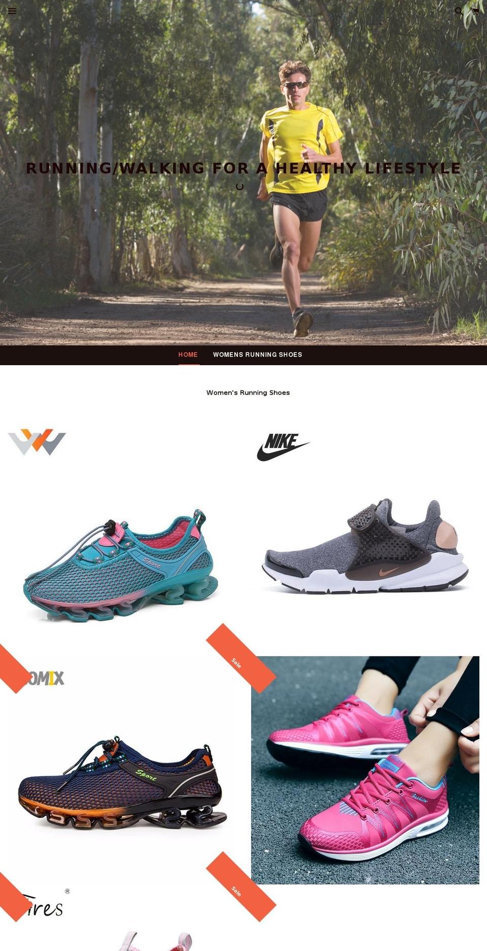 runnersbargain.com — Shopify storefront screenshot