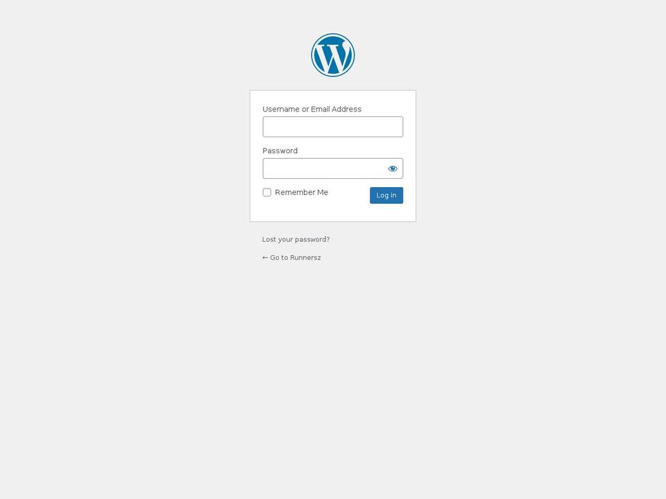 runnersz.com — Shopify storefront screenshot