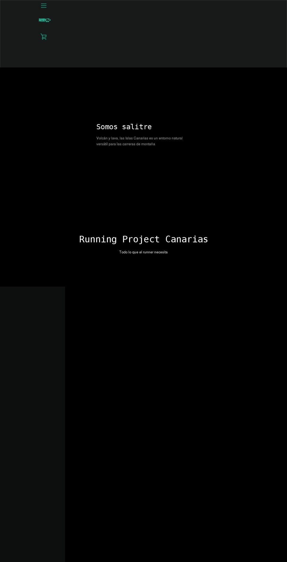 runningprojectcanarias.com shopify website screenshot