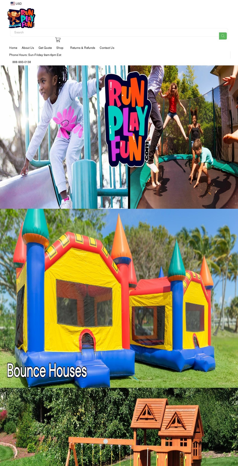 runplayfun.com — Shopify storefront screenshot