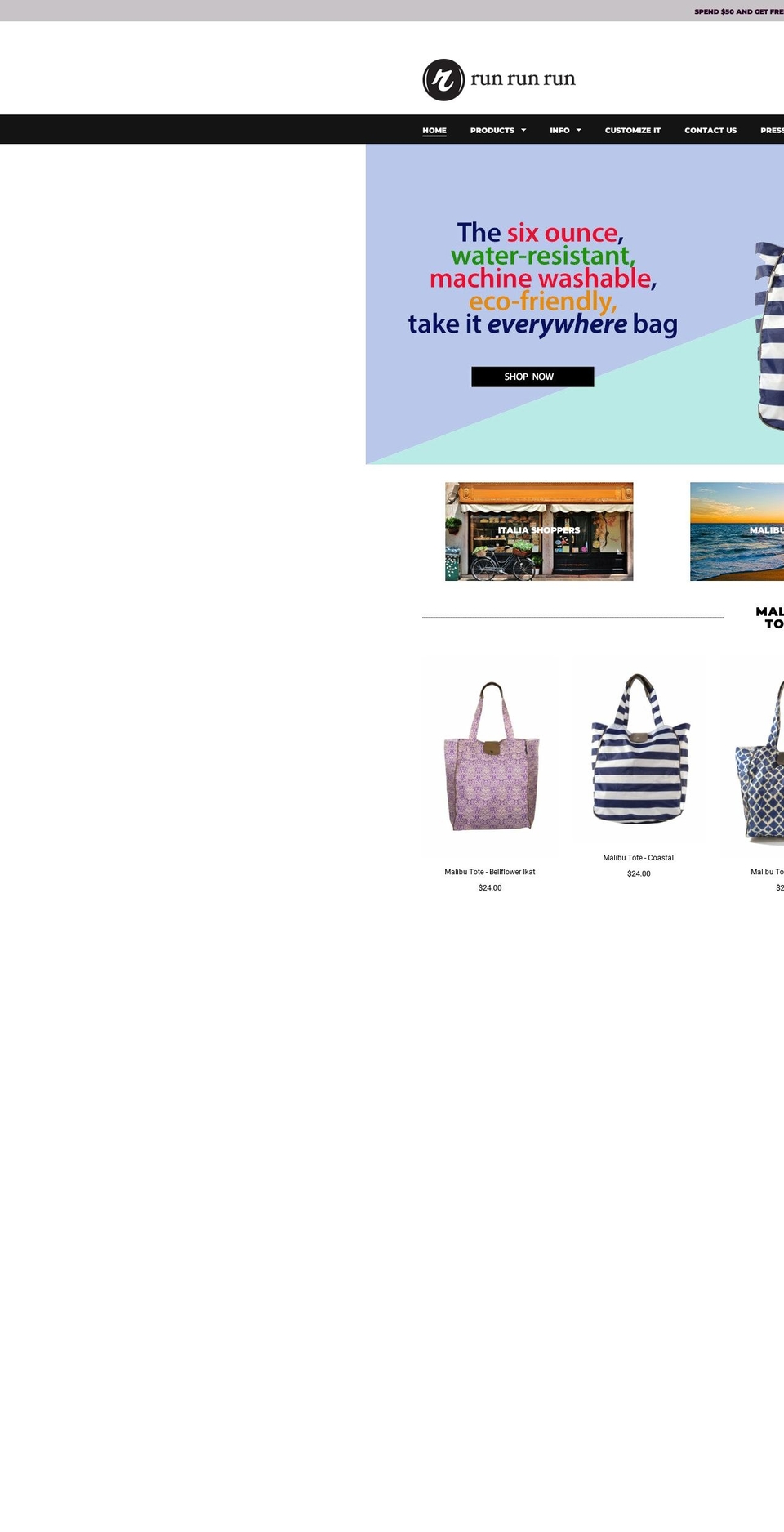 runrunrun.myshopify.com shopify website screenshot