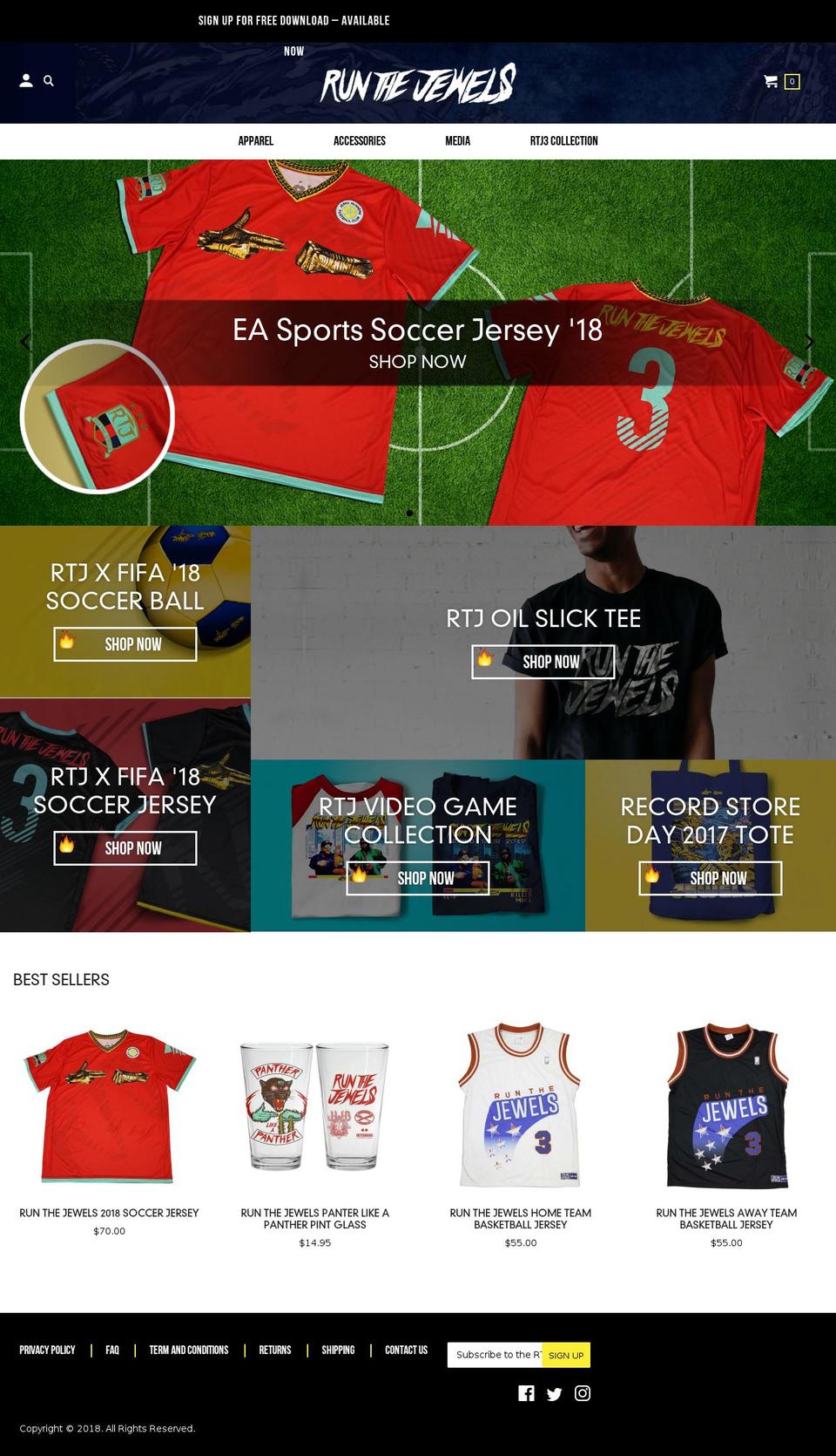 runthejewelsstore.com shopify website screenshot
