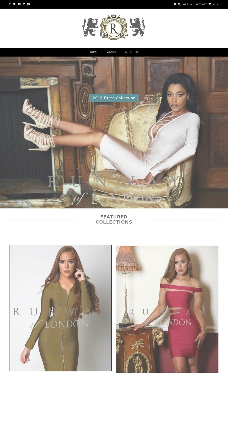 runwayoflondon.com shopify website screenshot