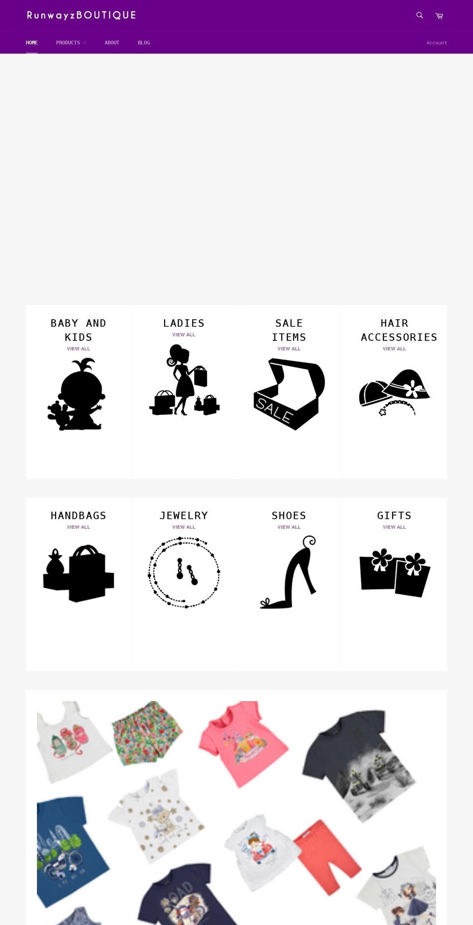 runwayzboutique.com shopify website screenshot