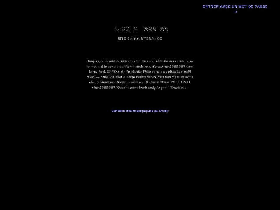 rupellafossiles.com shopify website screenshot