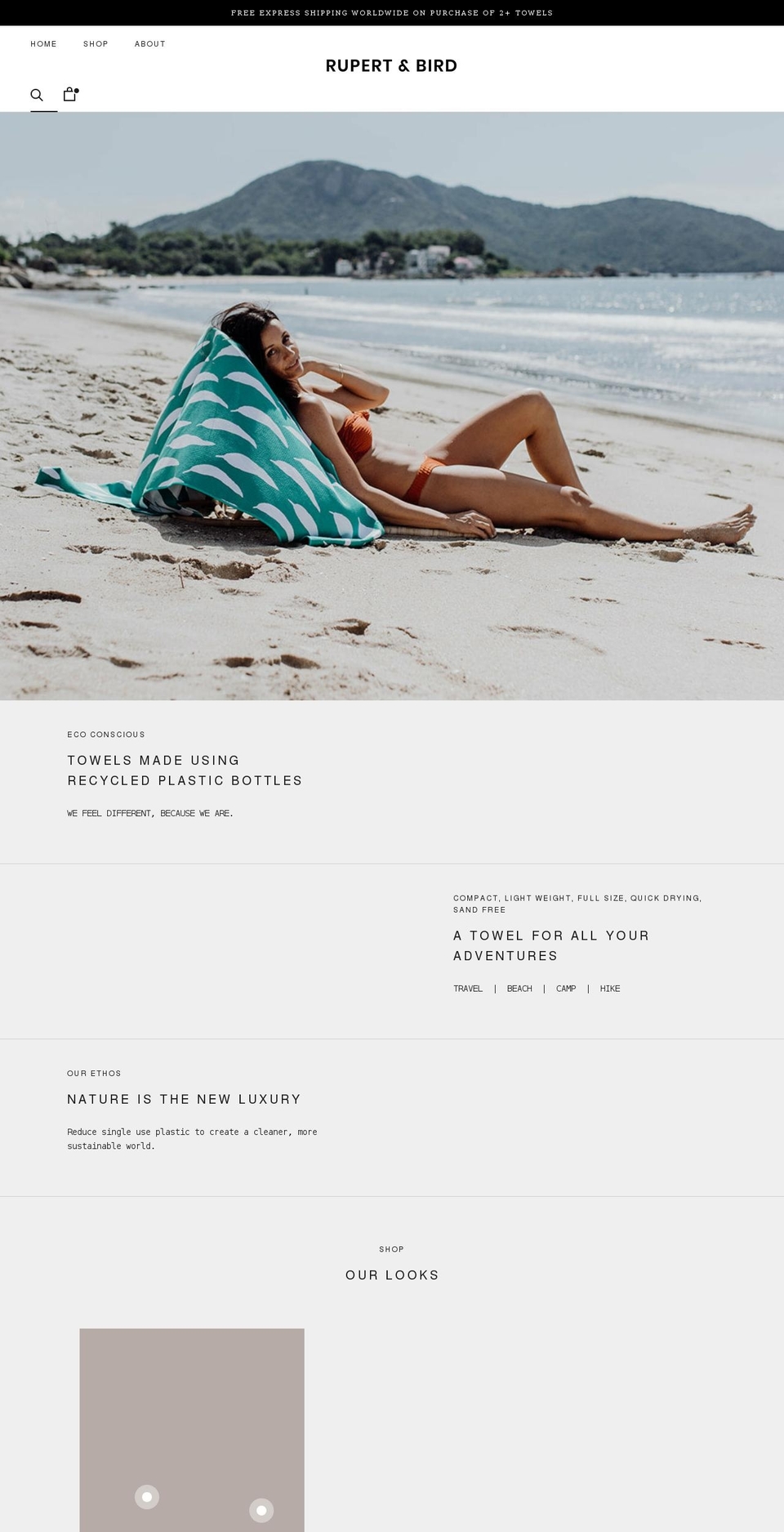 rupertandbird.com shopify website screenshot