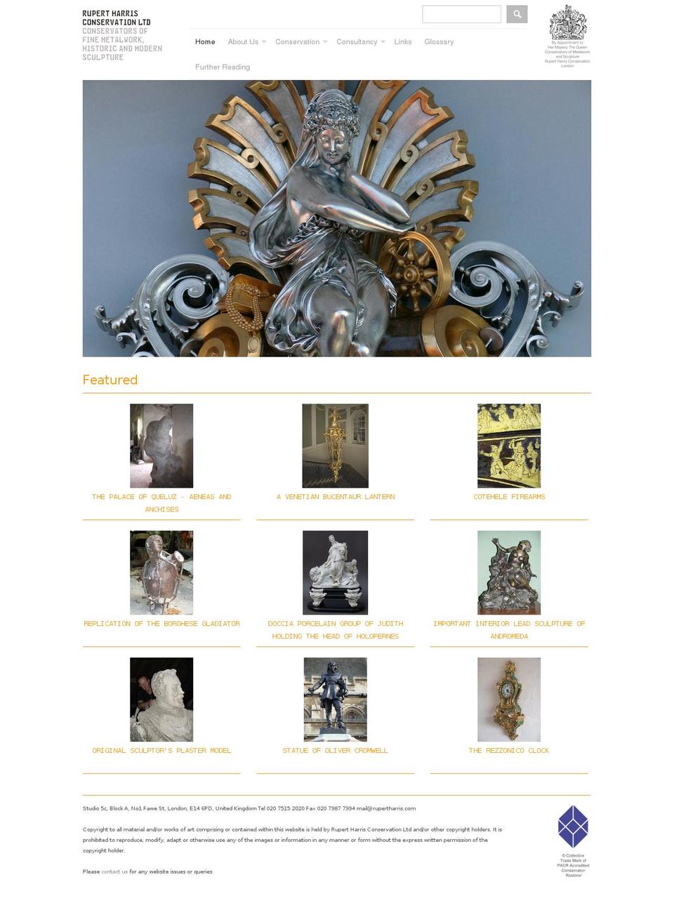 rupertharris.com shopify website screenshot