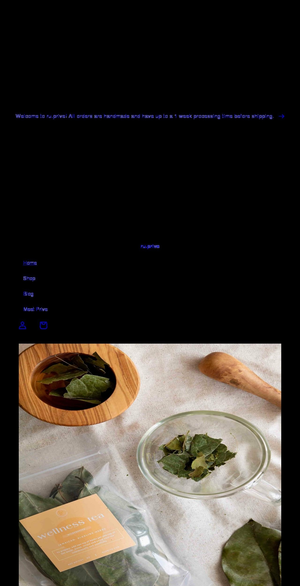 ruprive.com shopify website screenshot