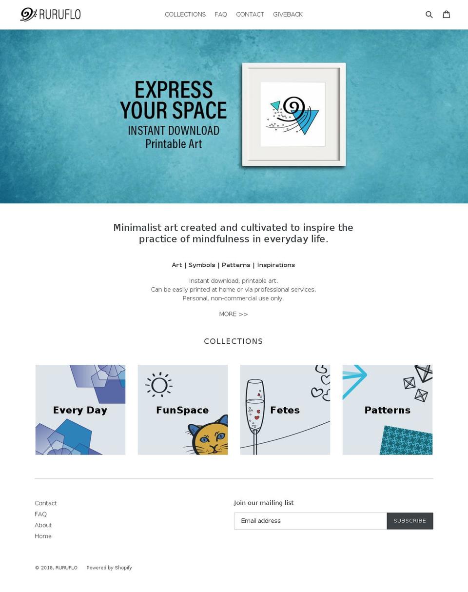 ruruflo.com shopify website screenshot