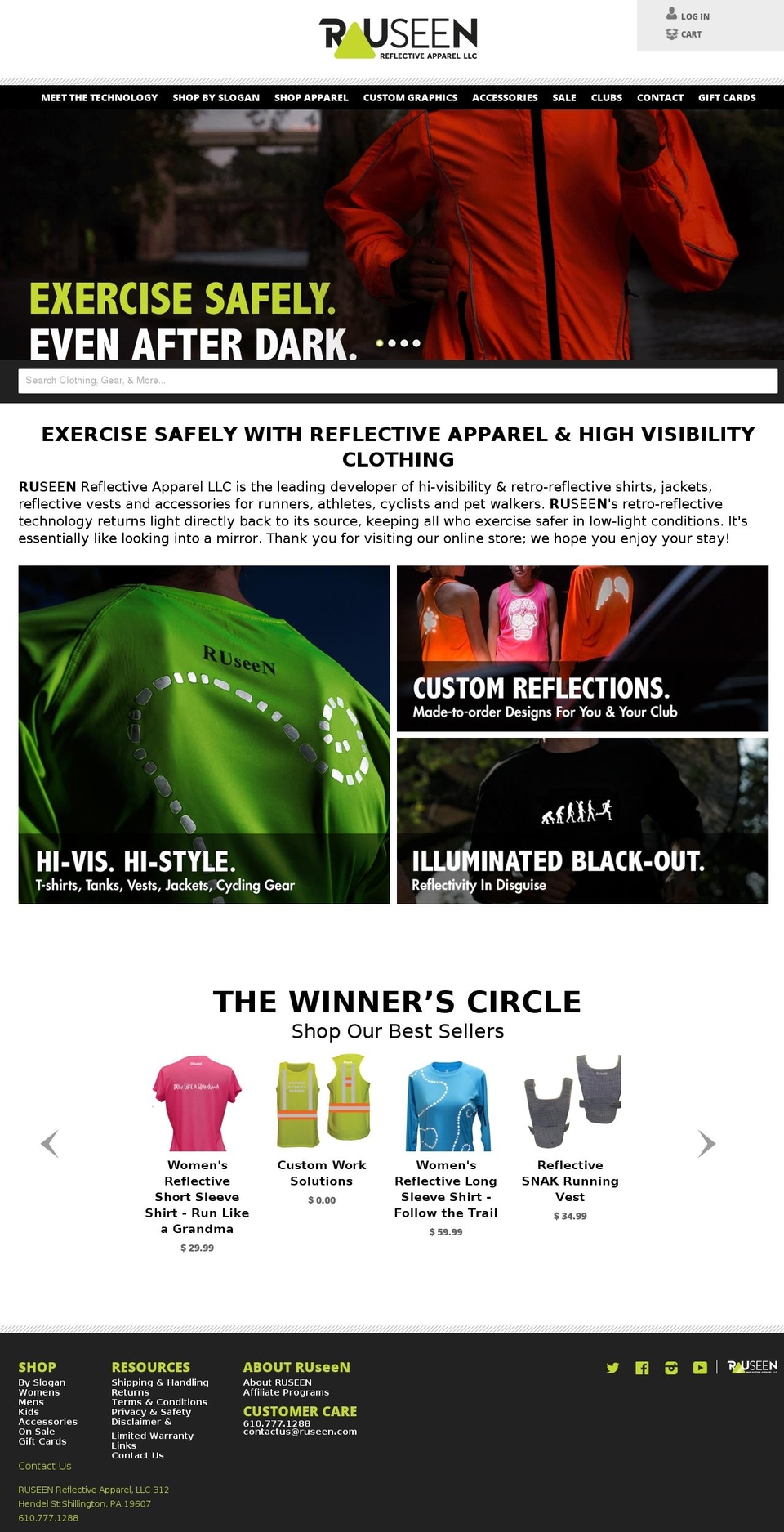 ruseen.com shopify website screenshot