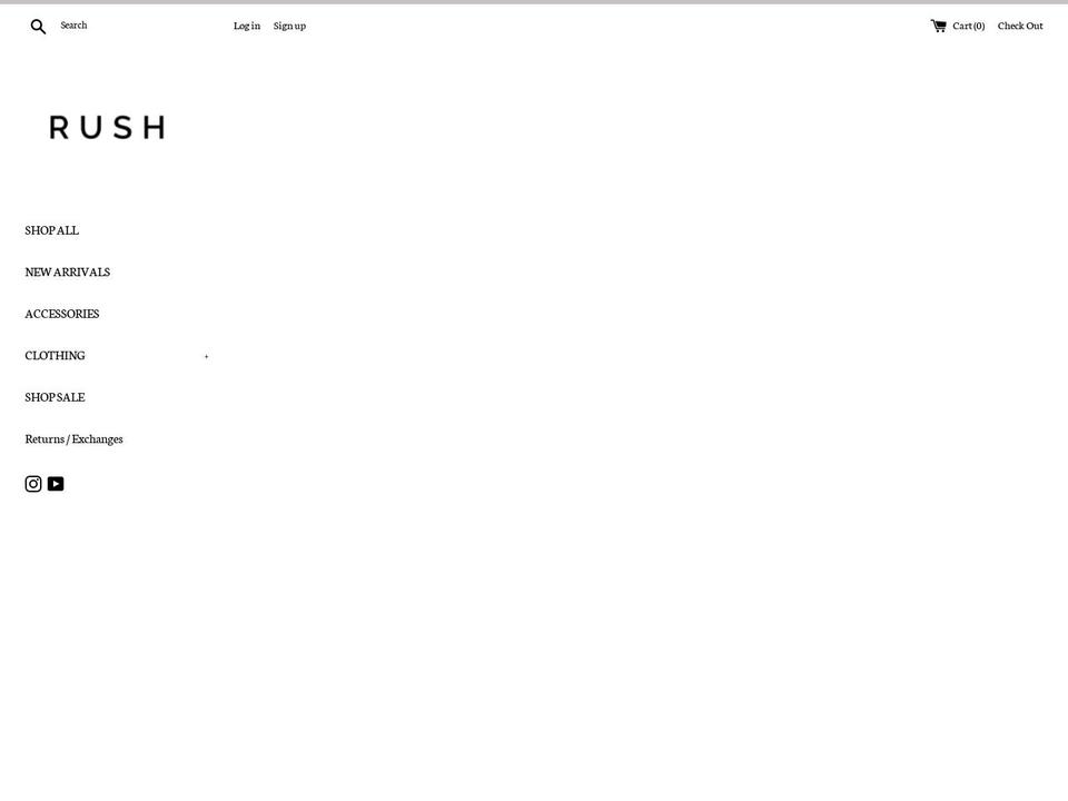 rushbyjessica.com shopify website screenshot