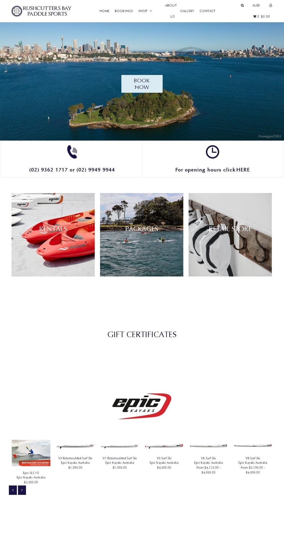 eChic Icon 26June2017 PROD Shopify theme site example rushcuttersbaypaddlesports.com.au