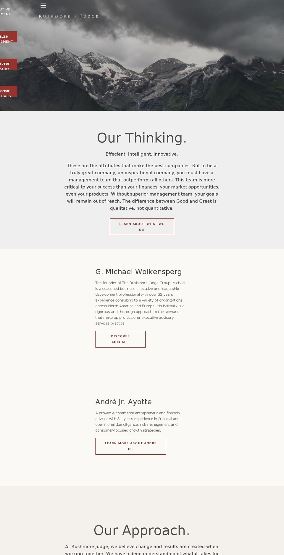 rushmorejudge.com — Shopify storefront screenshot