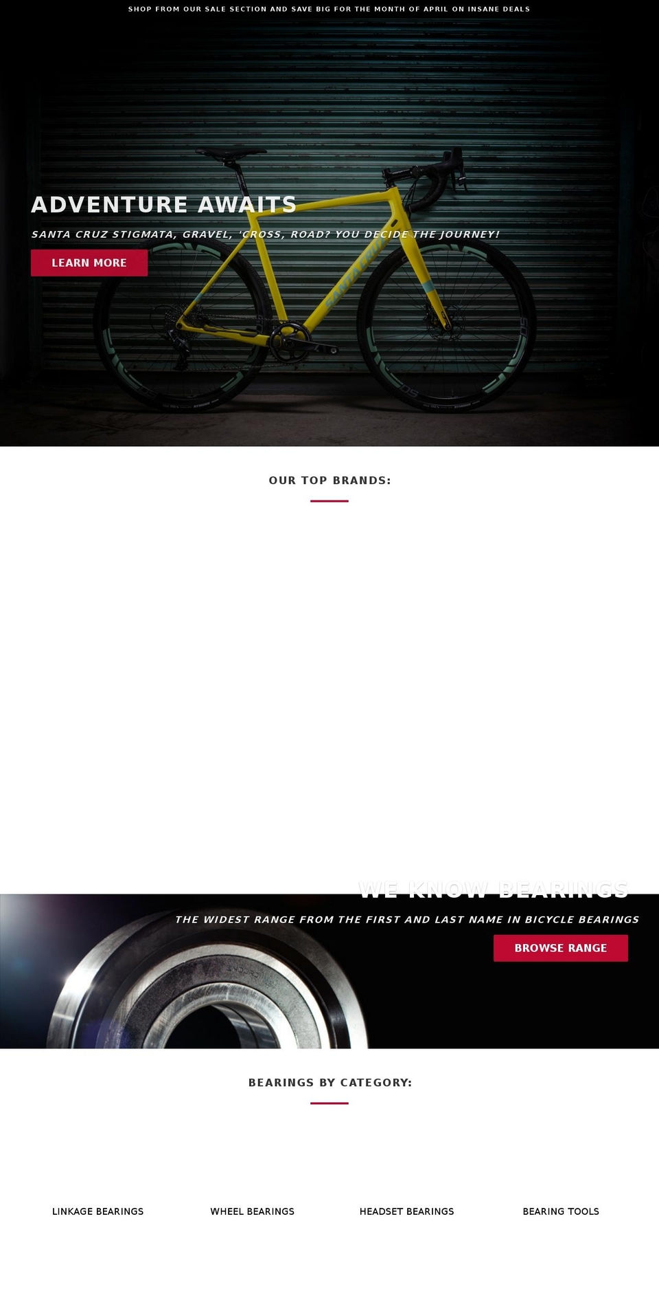 rushsports.co.za shopify website screenshot