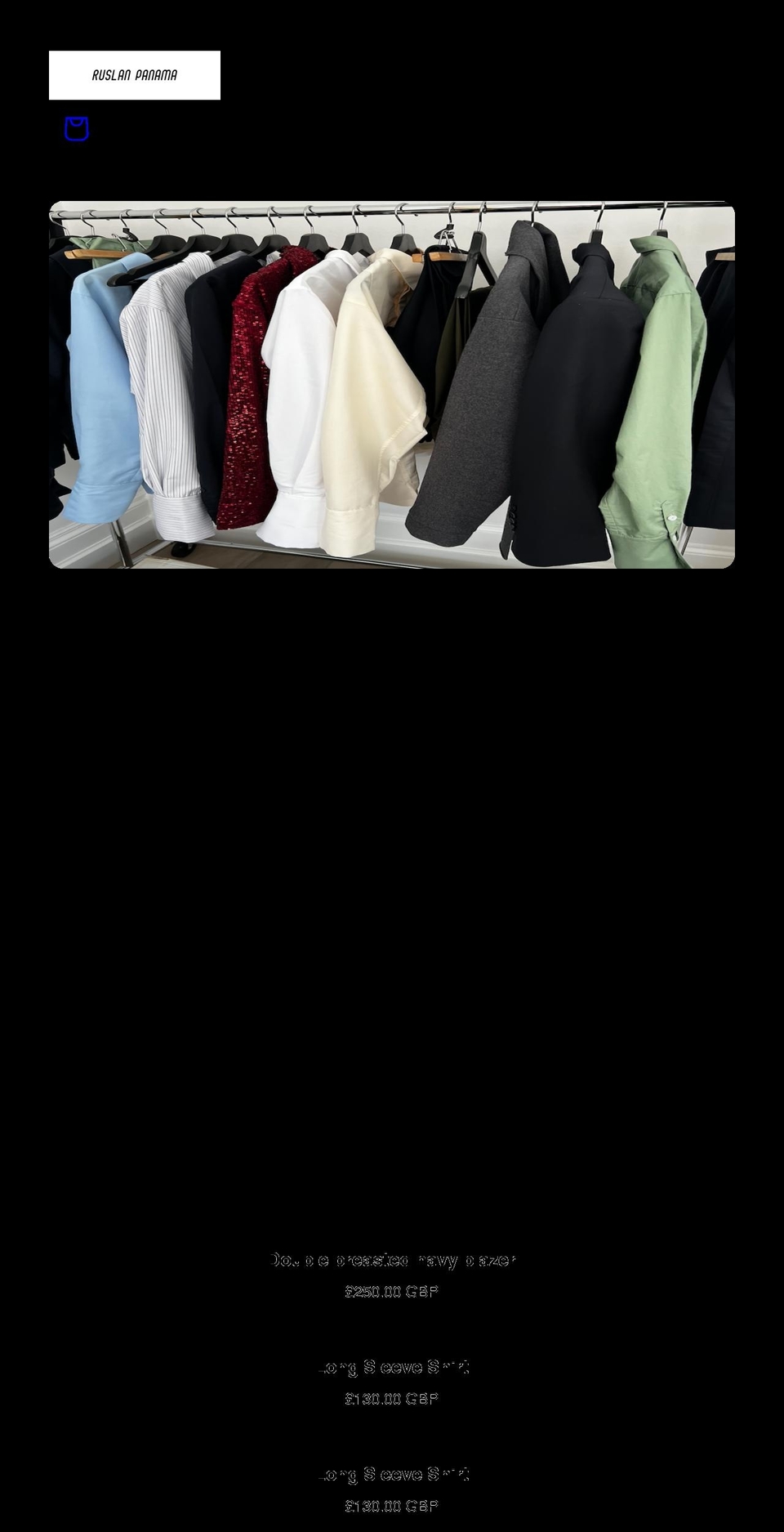 ruslanpanama.com shopify website screenshot