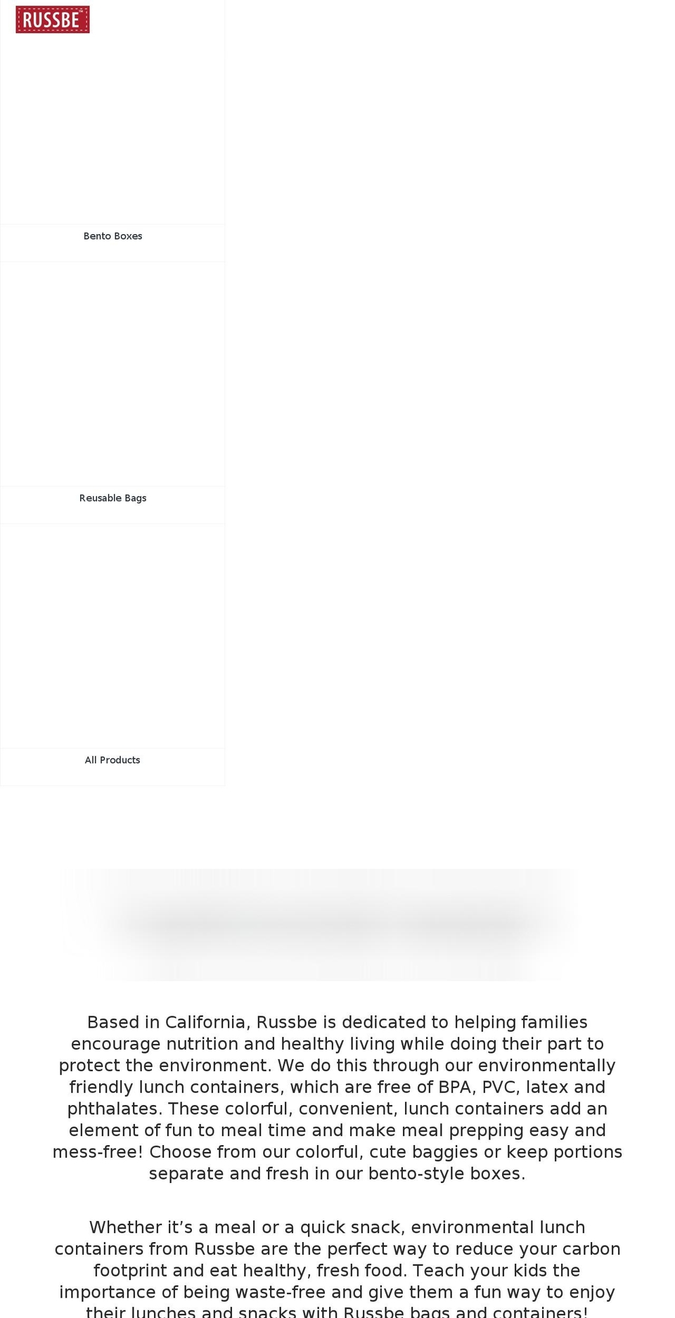 russbe.com shopify website screenshot