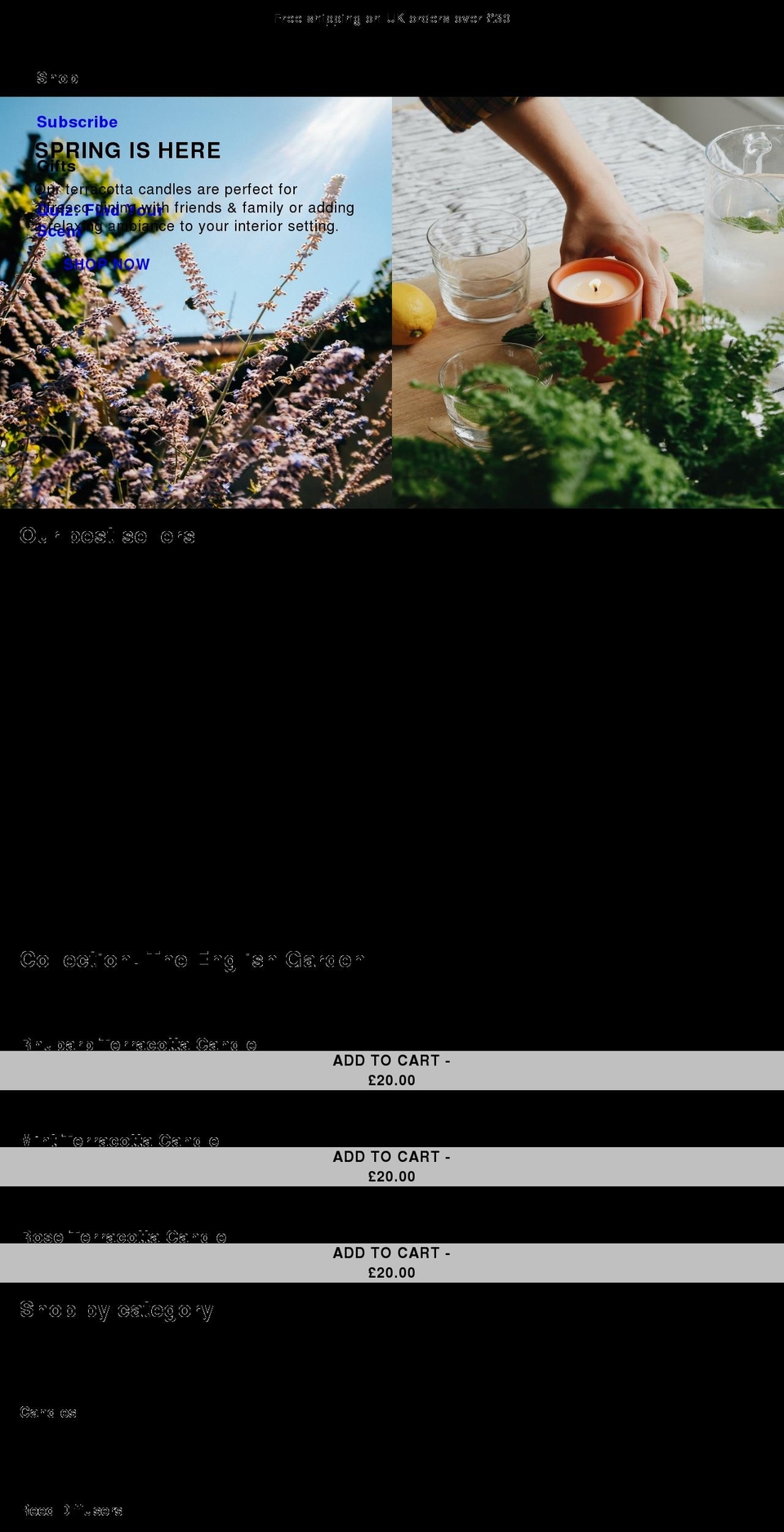 russellandwhite.co.uk shopify website screenshot