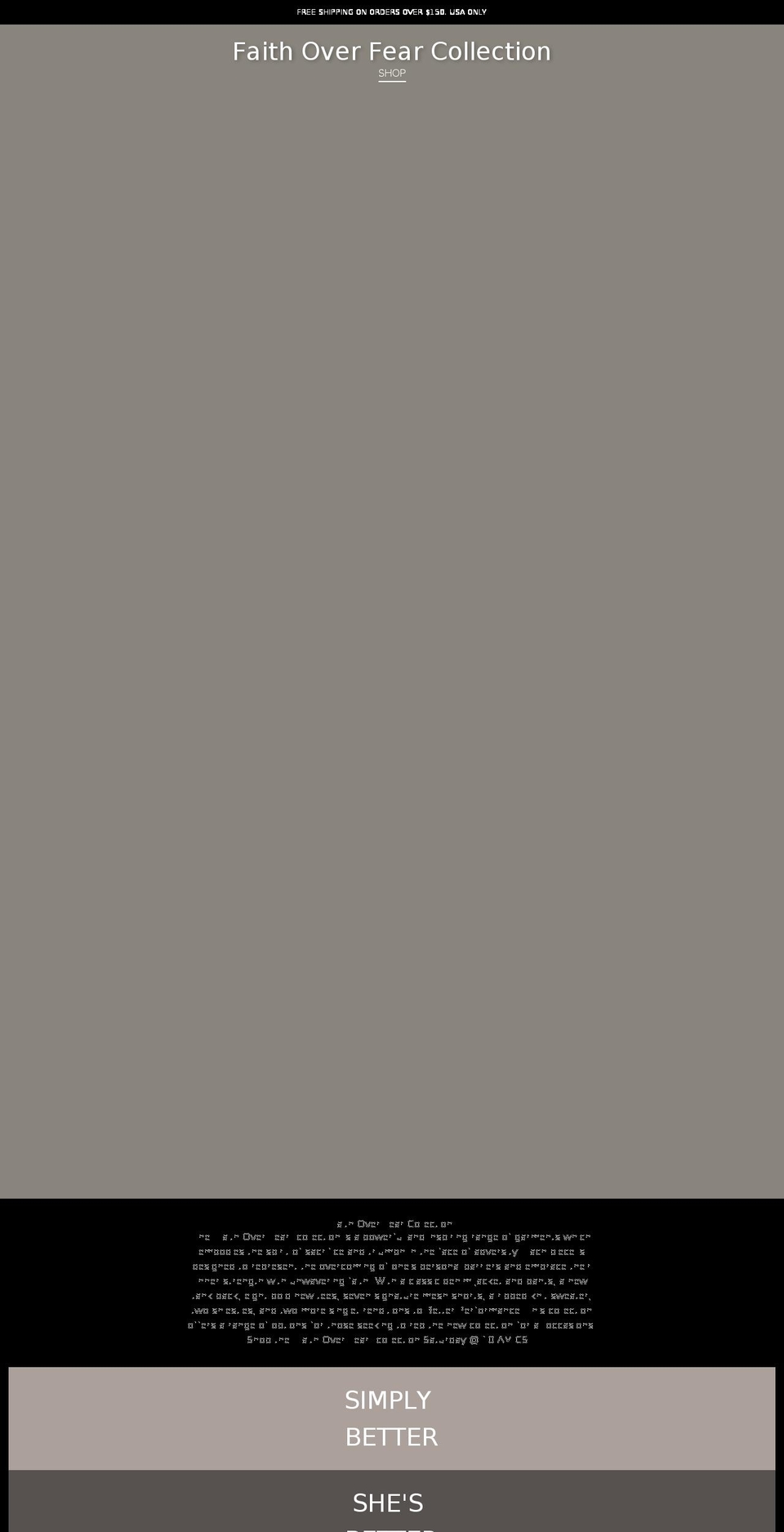 russwole.myshopify.com — Shopify storefront screenshot