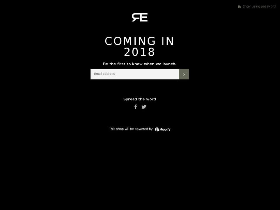 rustedelements.com — Shopify storefront screenshot