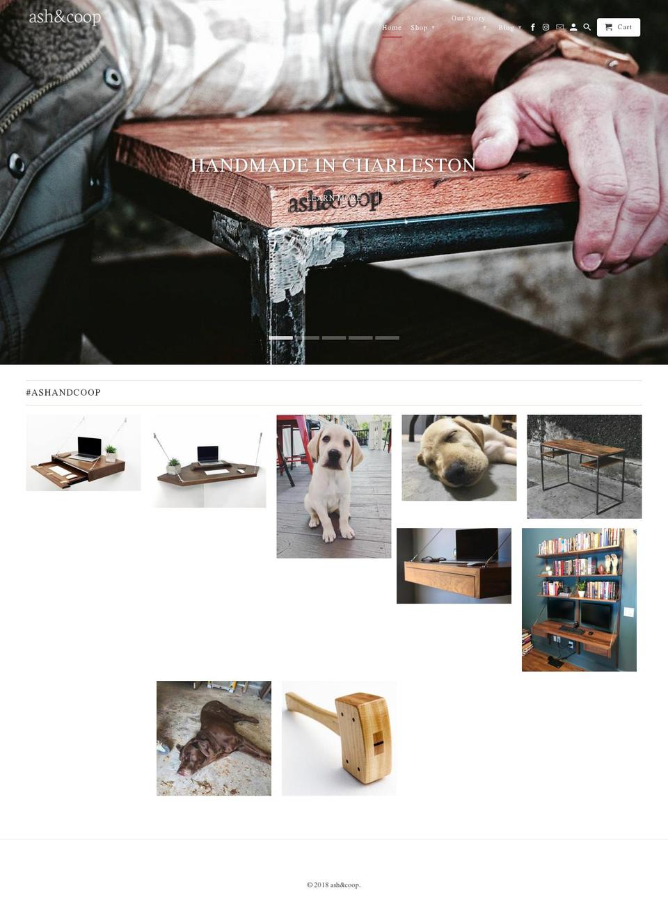 rusticcharleston.com — Shopify storefront screenshot