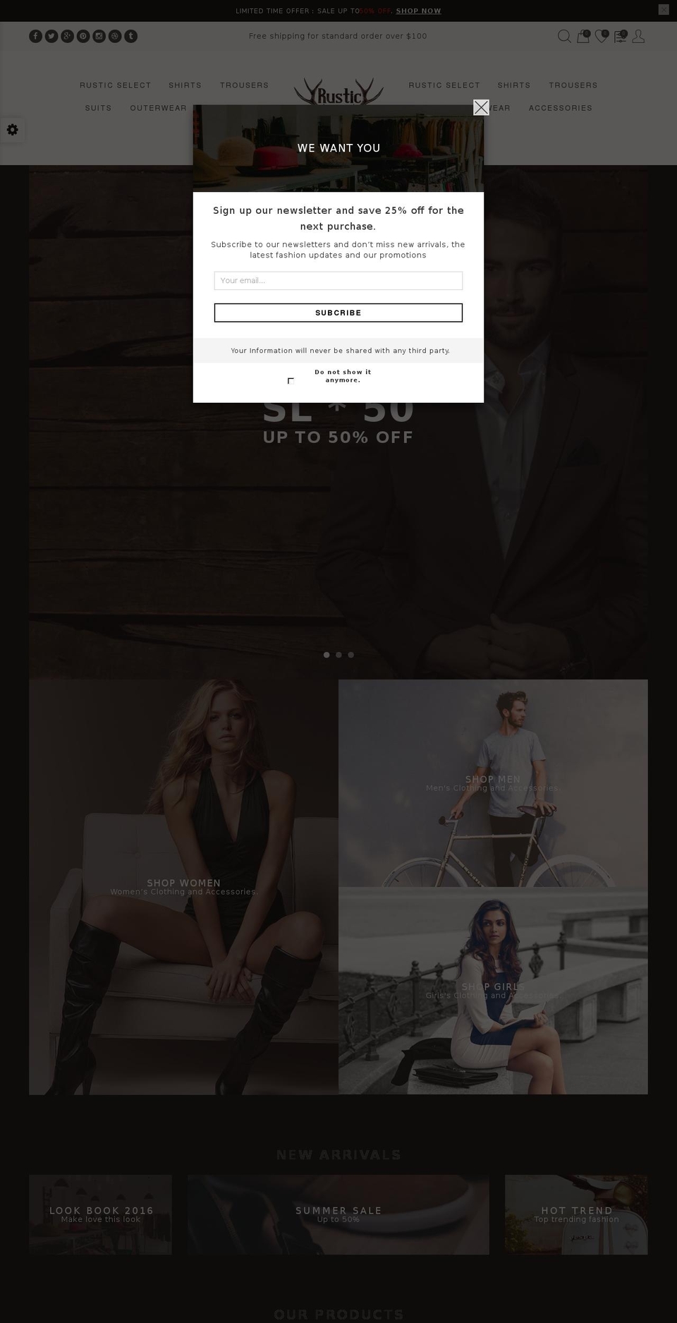 the-look-demo-01-1-2 Shopify theme site example rusticmen.com