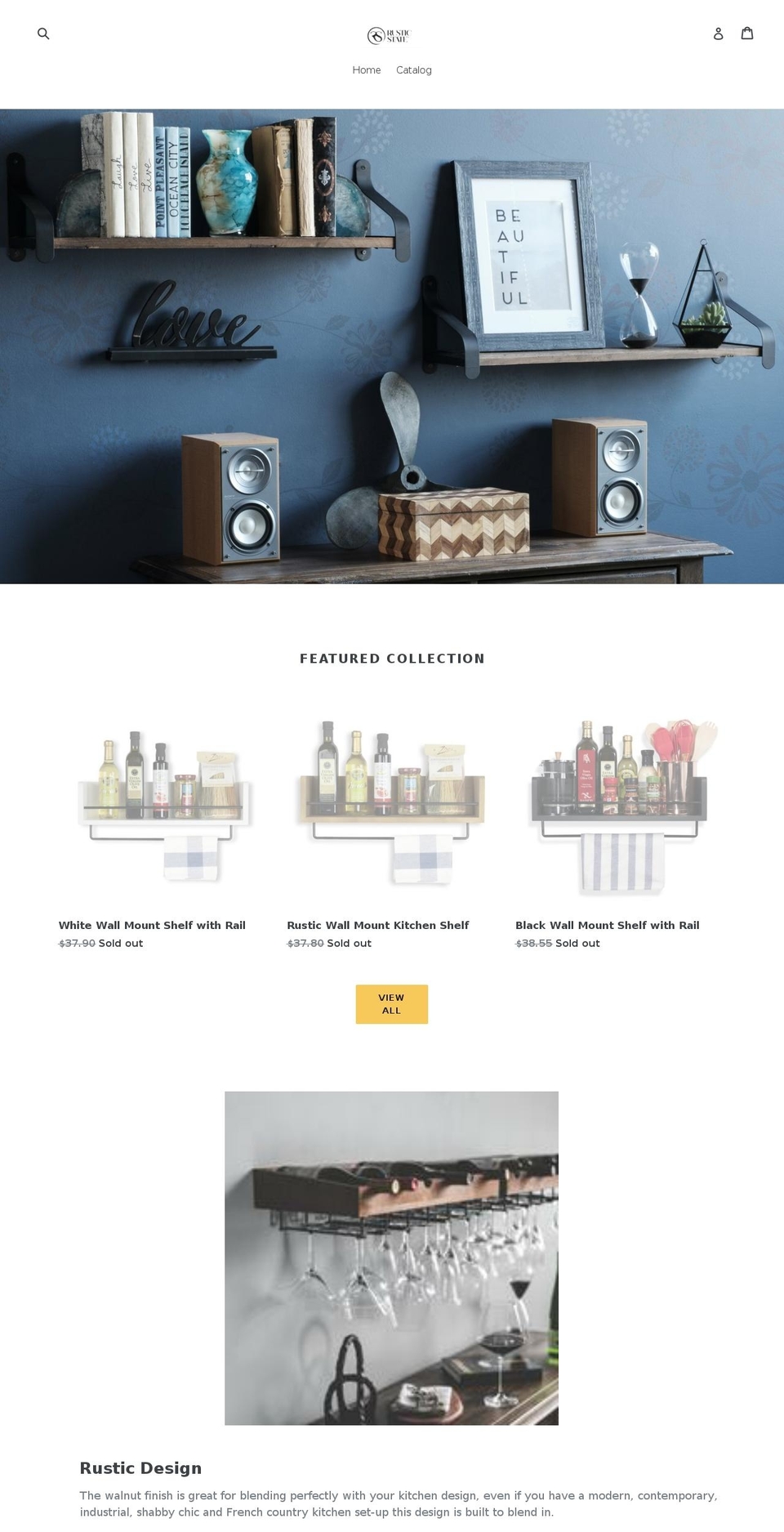 rusticstate.com — Shopify storefront screenshot