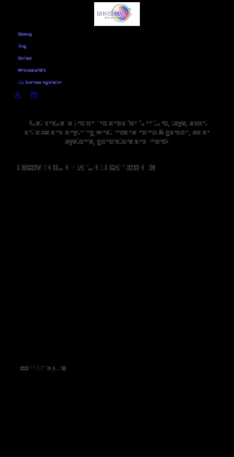rustikhaus.com shopify website screenshot