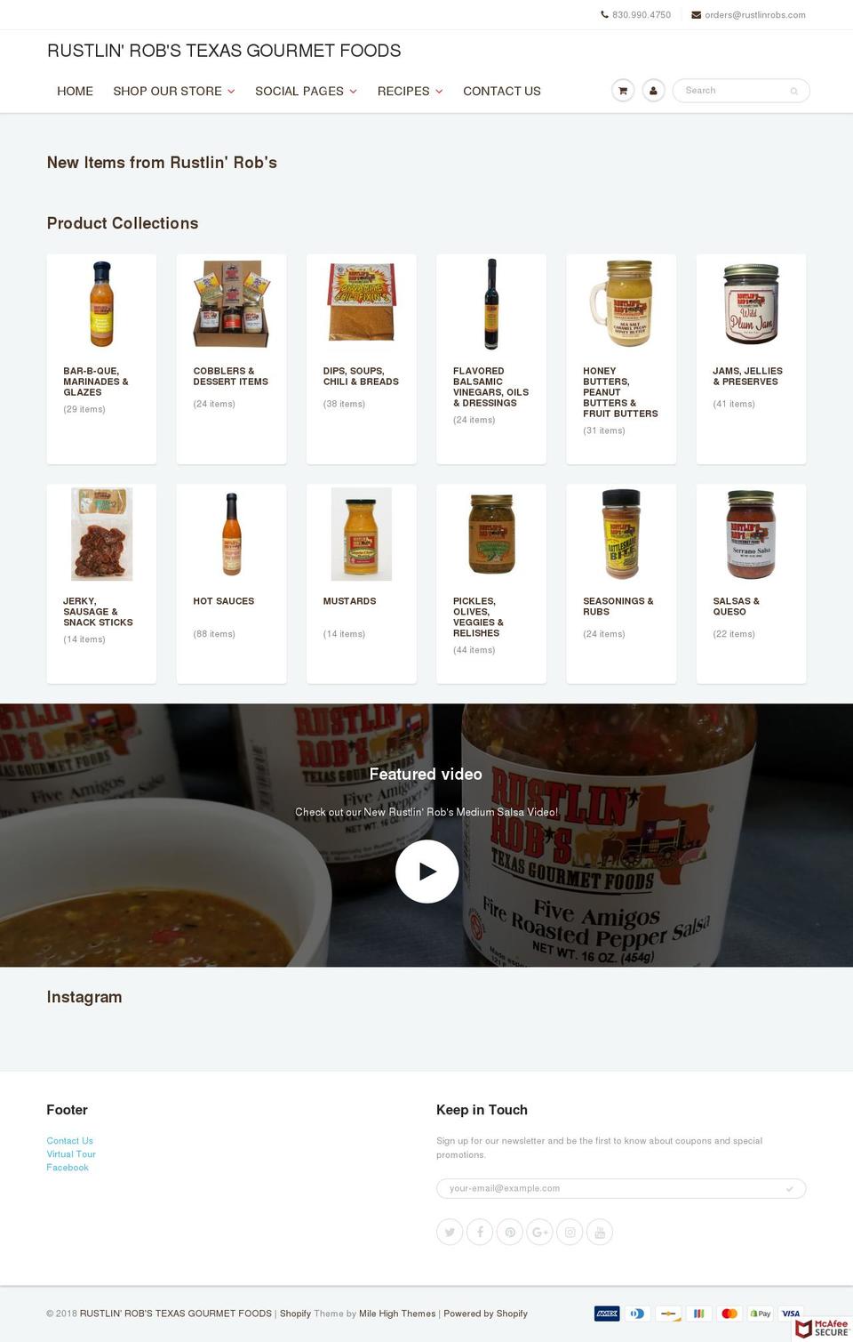 rustlinbobs.com — Shopify storefront screenshot
