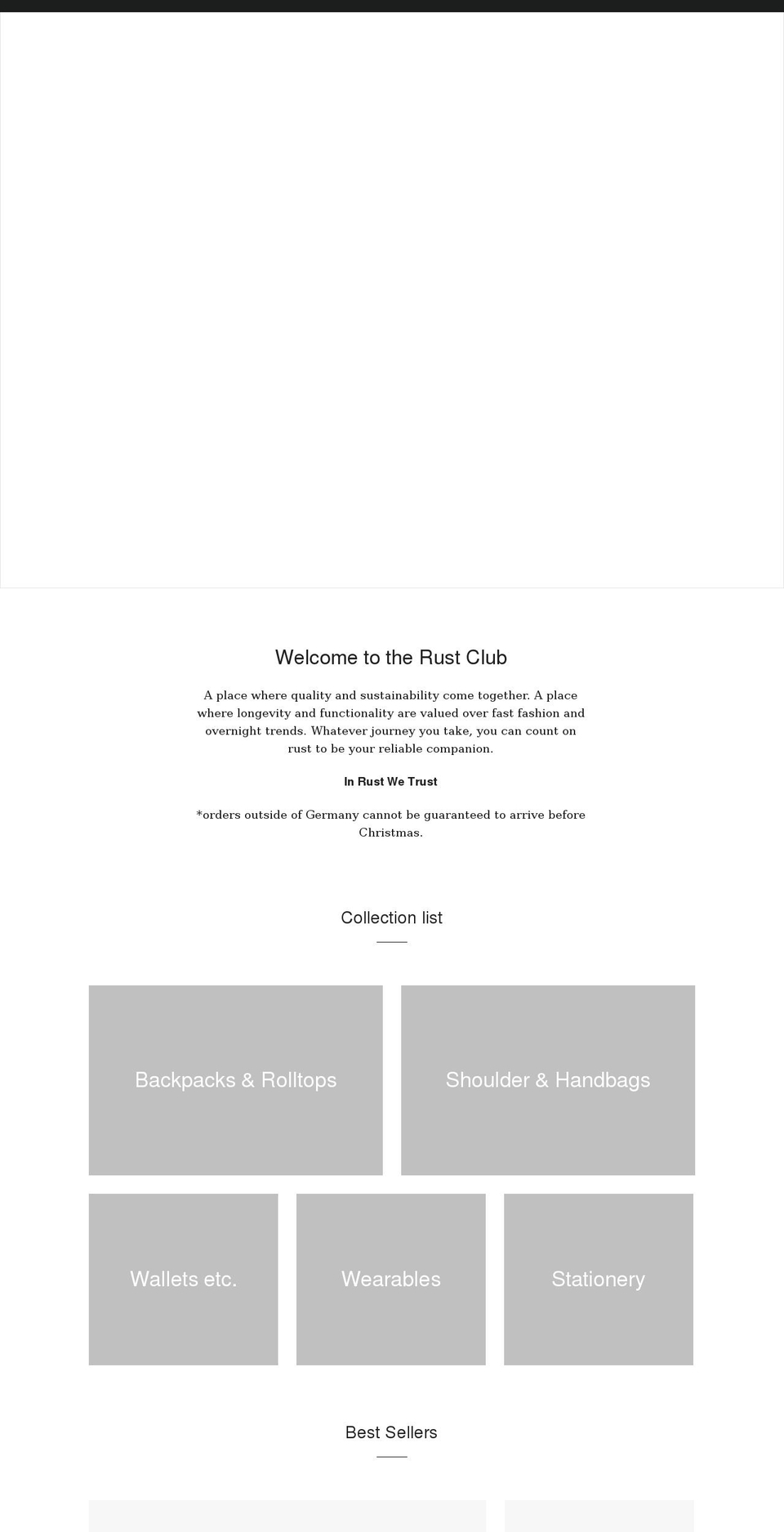 rustsydney.com shopify website screenshot