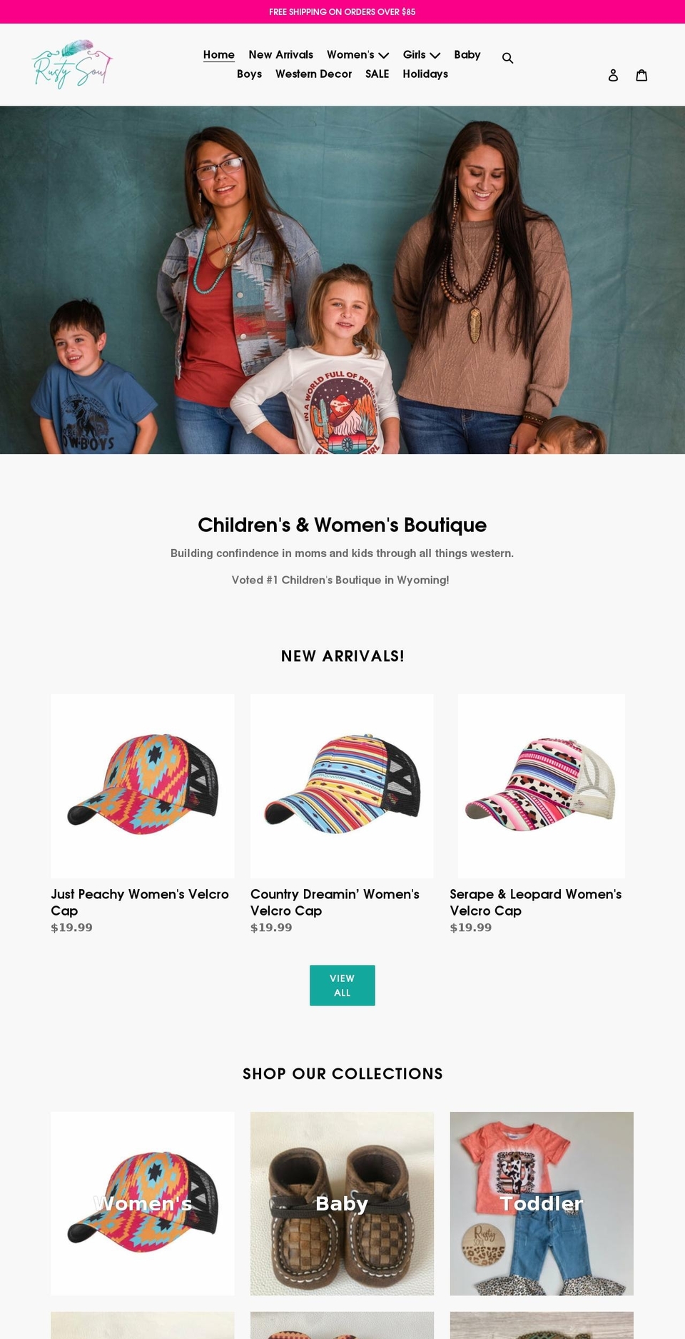 rusty-soul.com shopify website screenshot