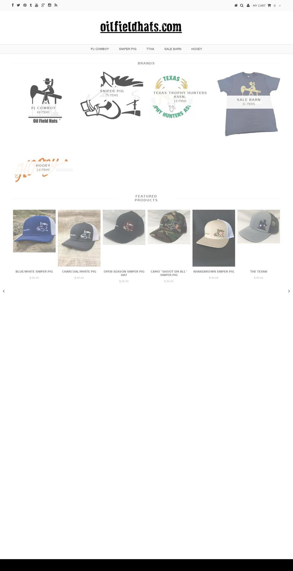 rustybrands.com shopify website screenshot