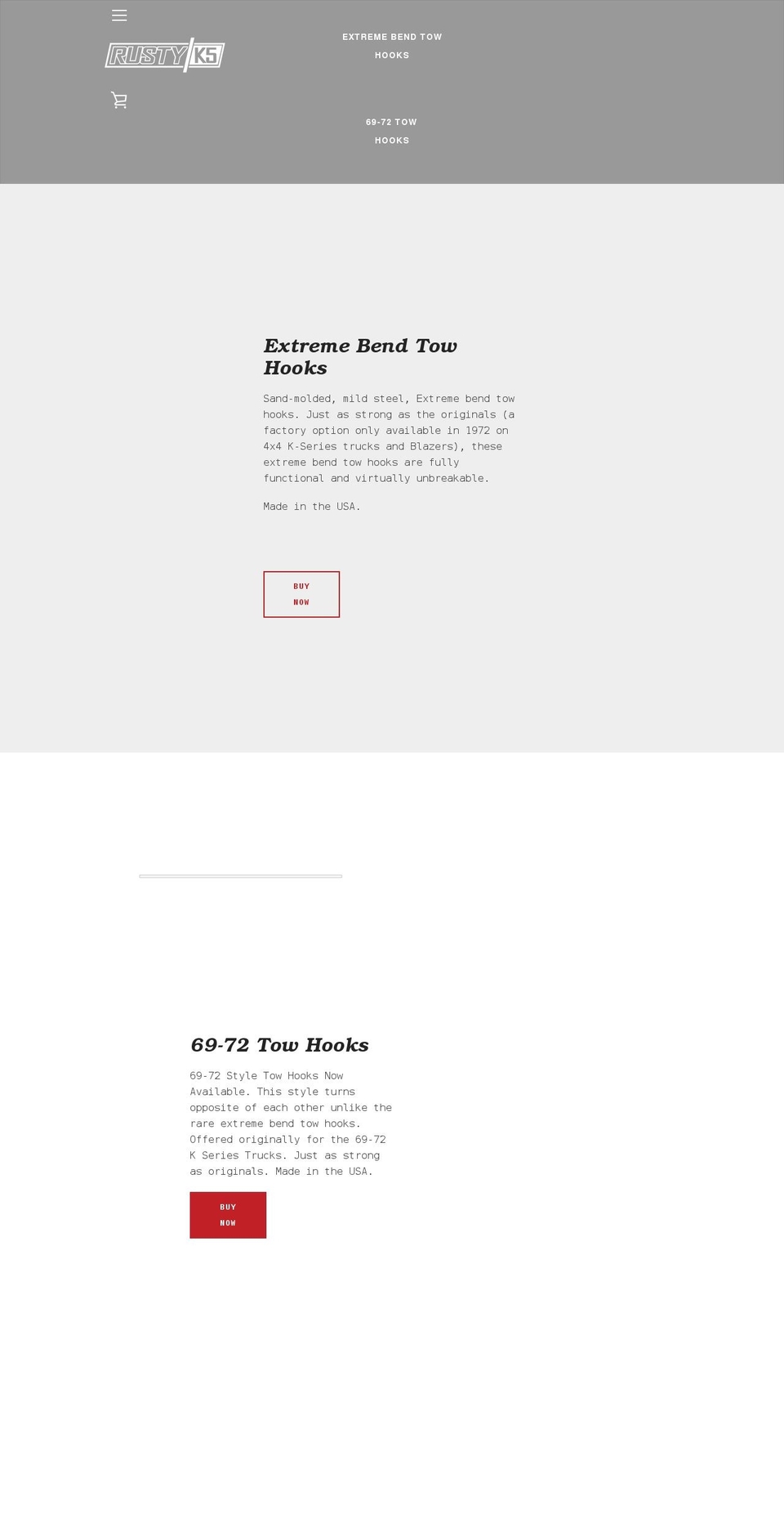 rustyk5.com shopify website screenshot