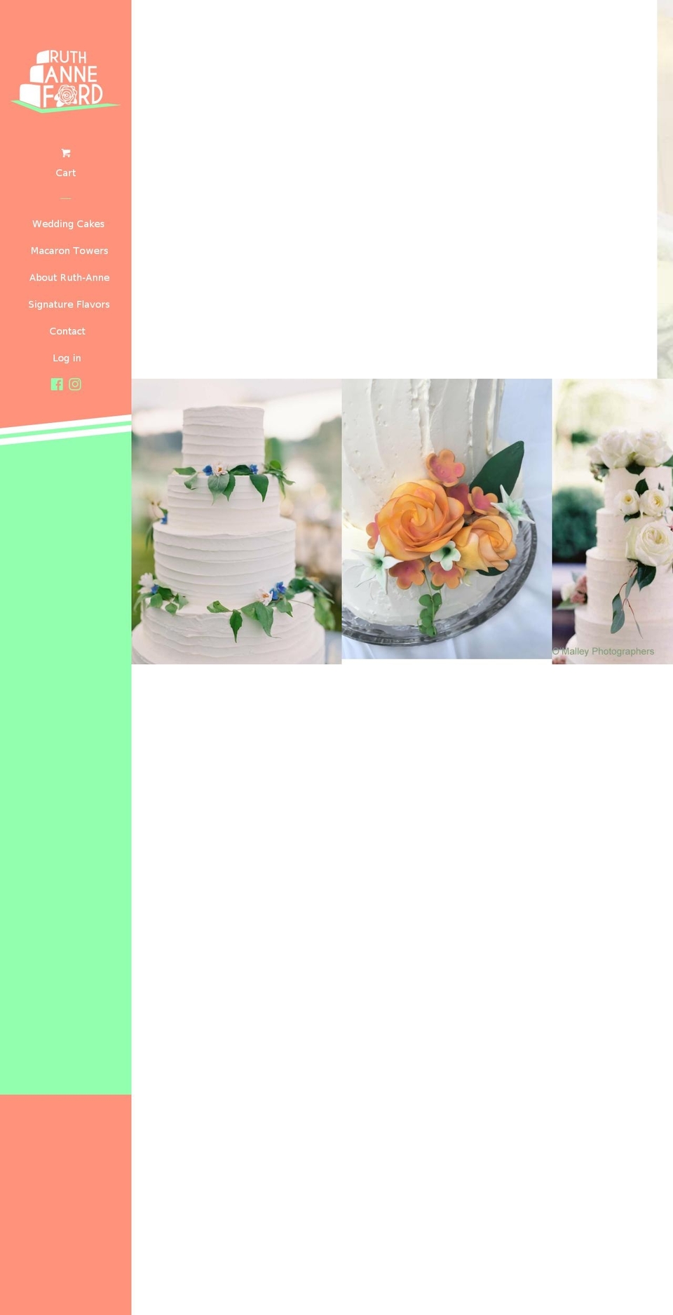 ruthanneford.com shopify website screenshot