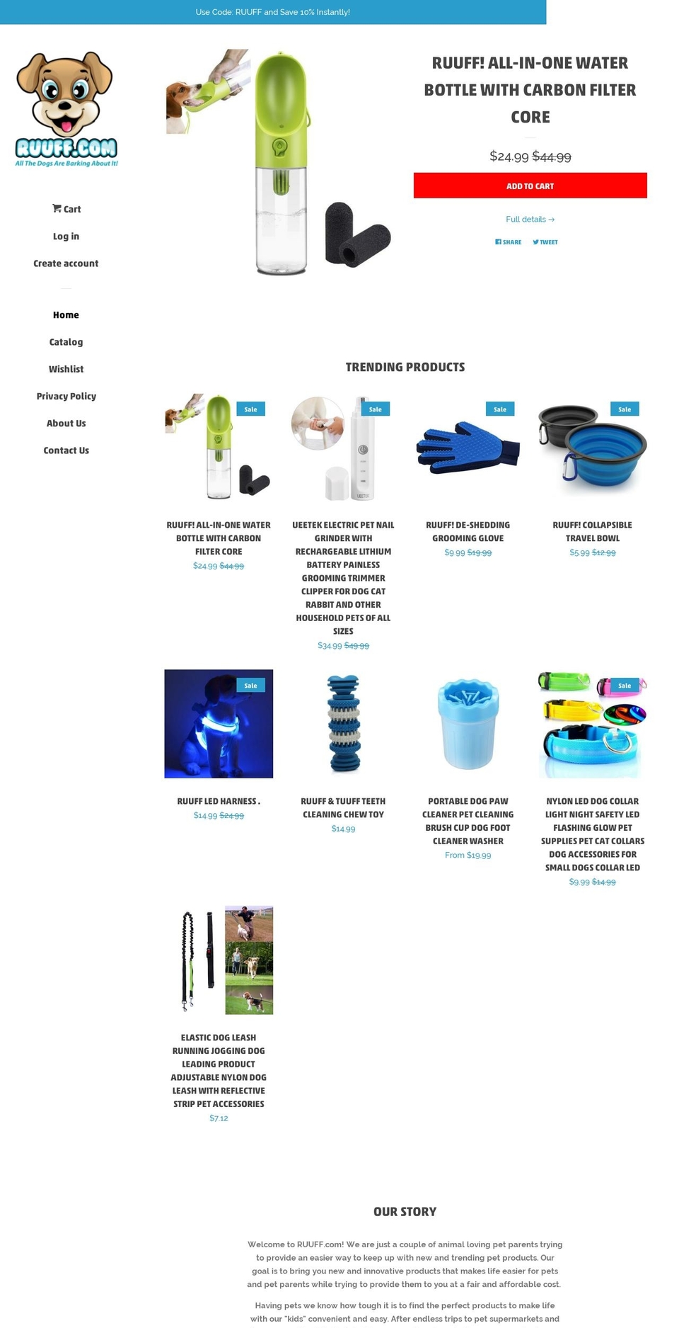 ruuff.com — Shopify storefront screenshot