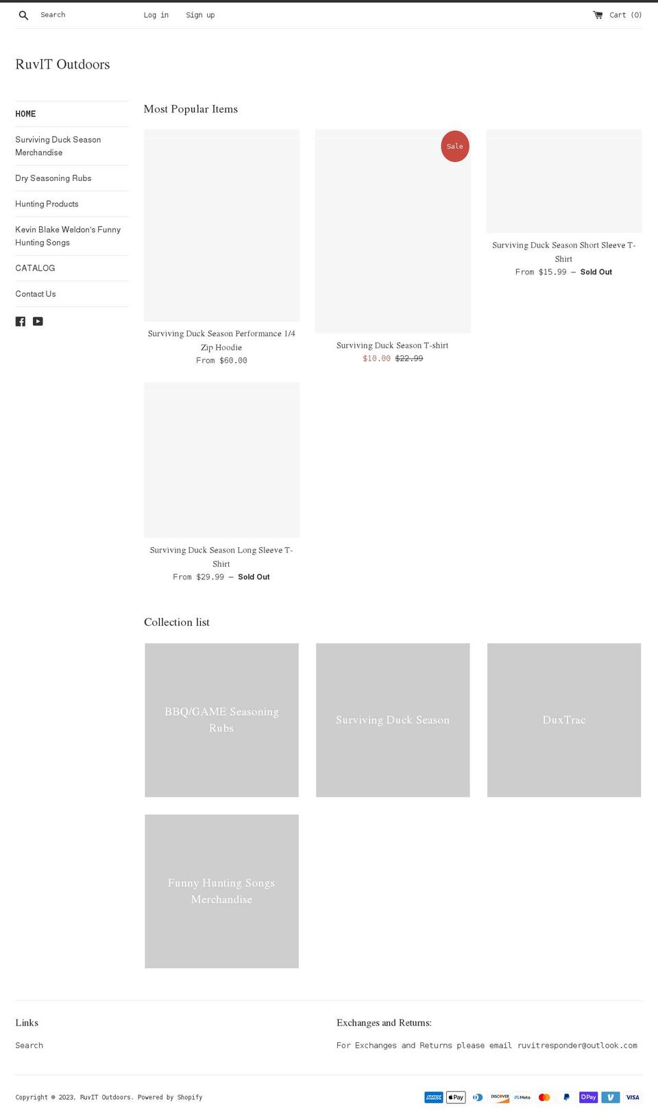 ruvitracks.com shopify website screenshot