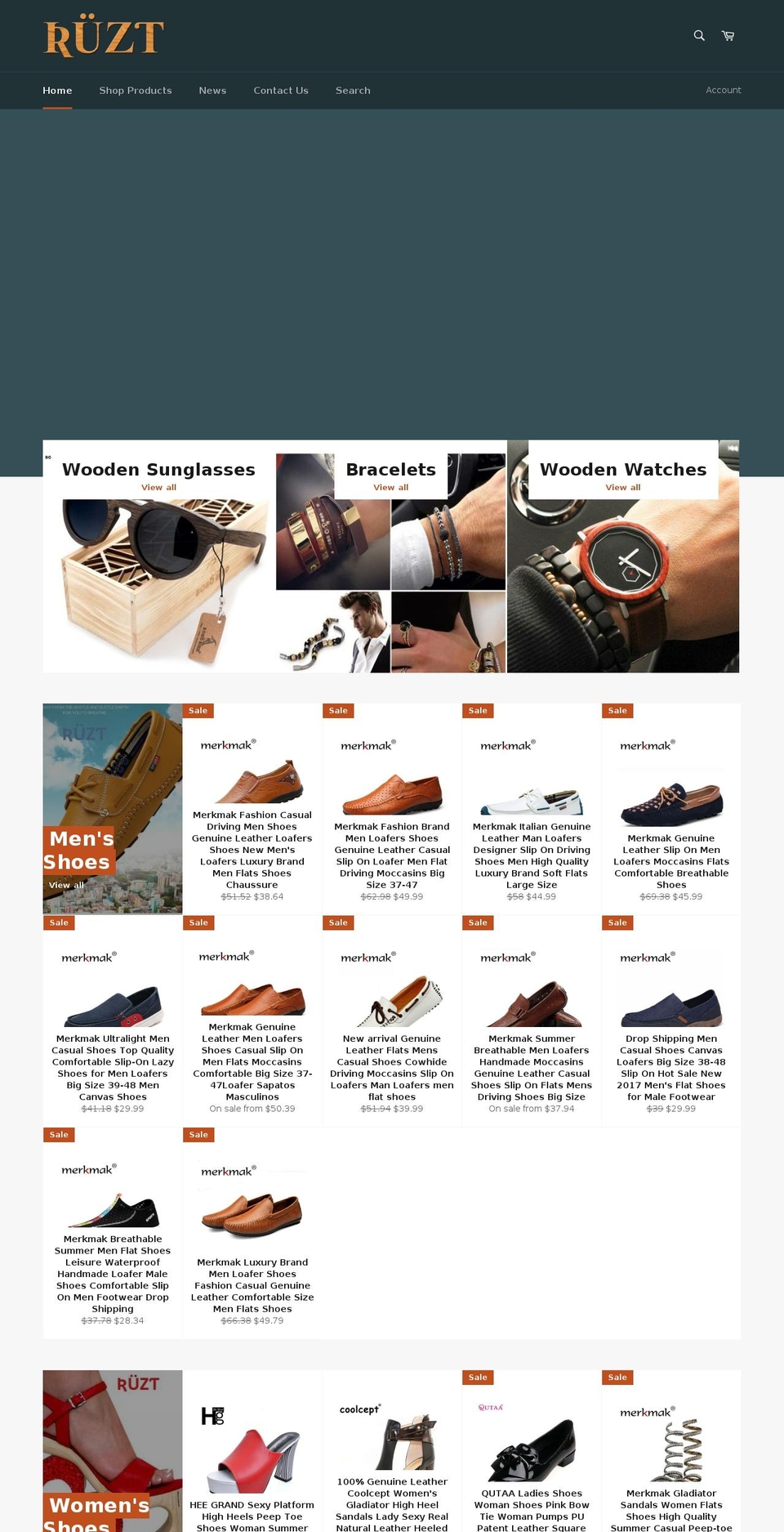 ruztstore.com — Shopify storefront screenshot
