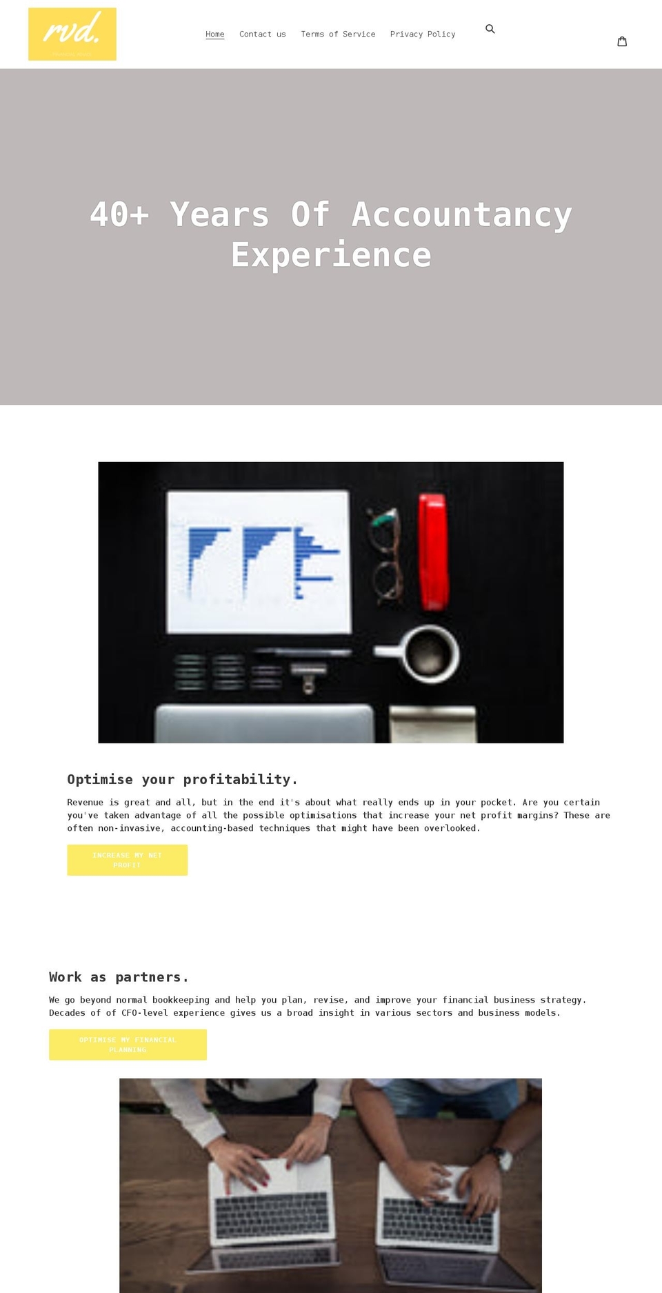 rvandamme.com shopify website screenshot