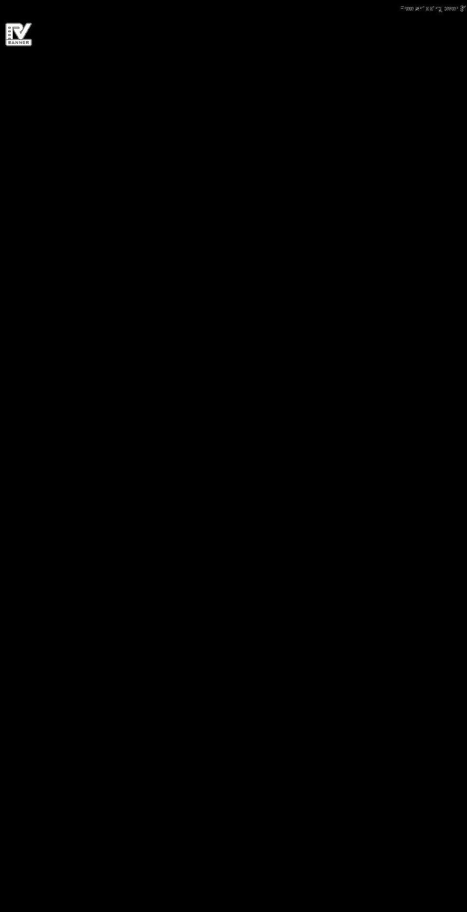 rvbanner.com shopify website screenshot