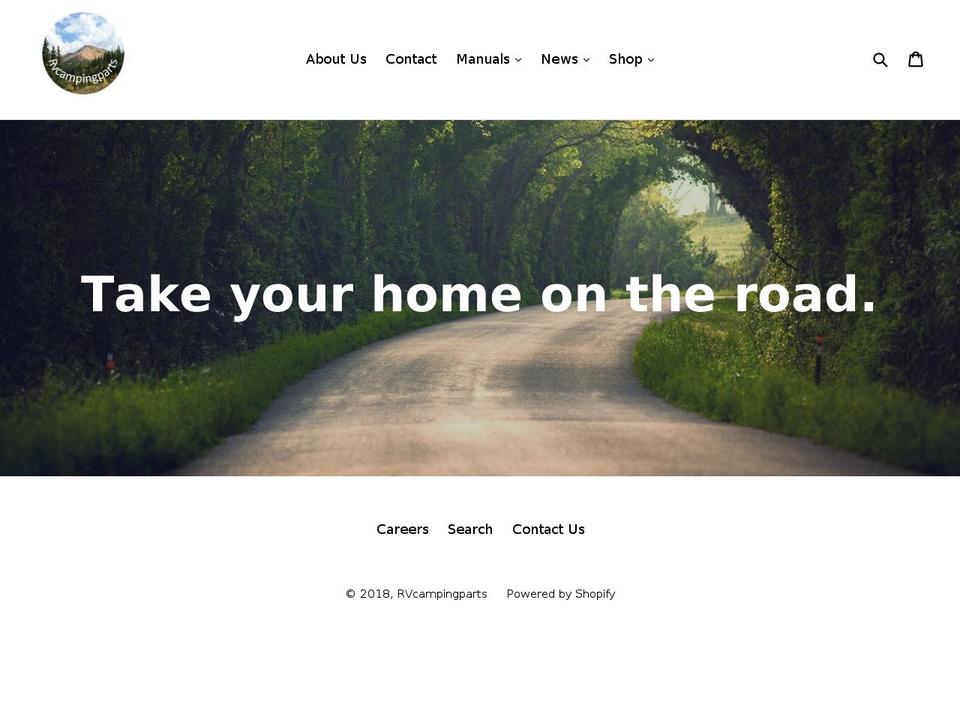 rvcampingparts.com — Shopify storefront screenshot