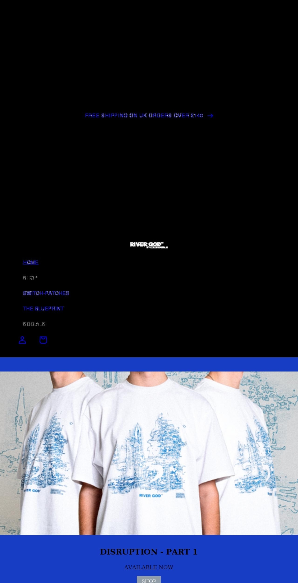 rvgd.co.uk shopify website screenshot