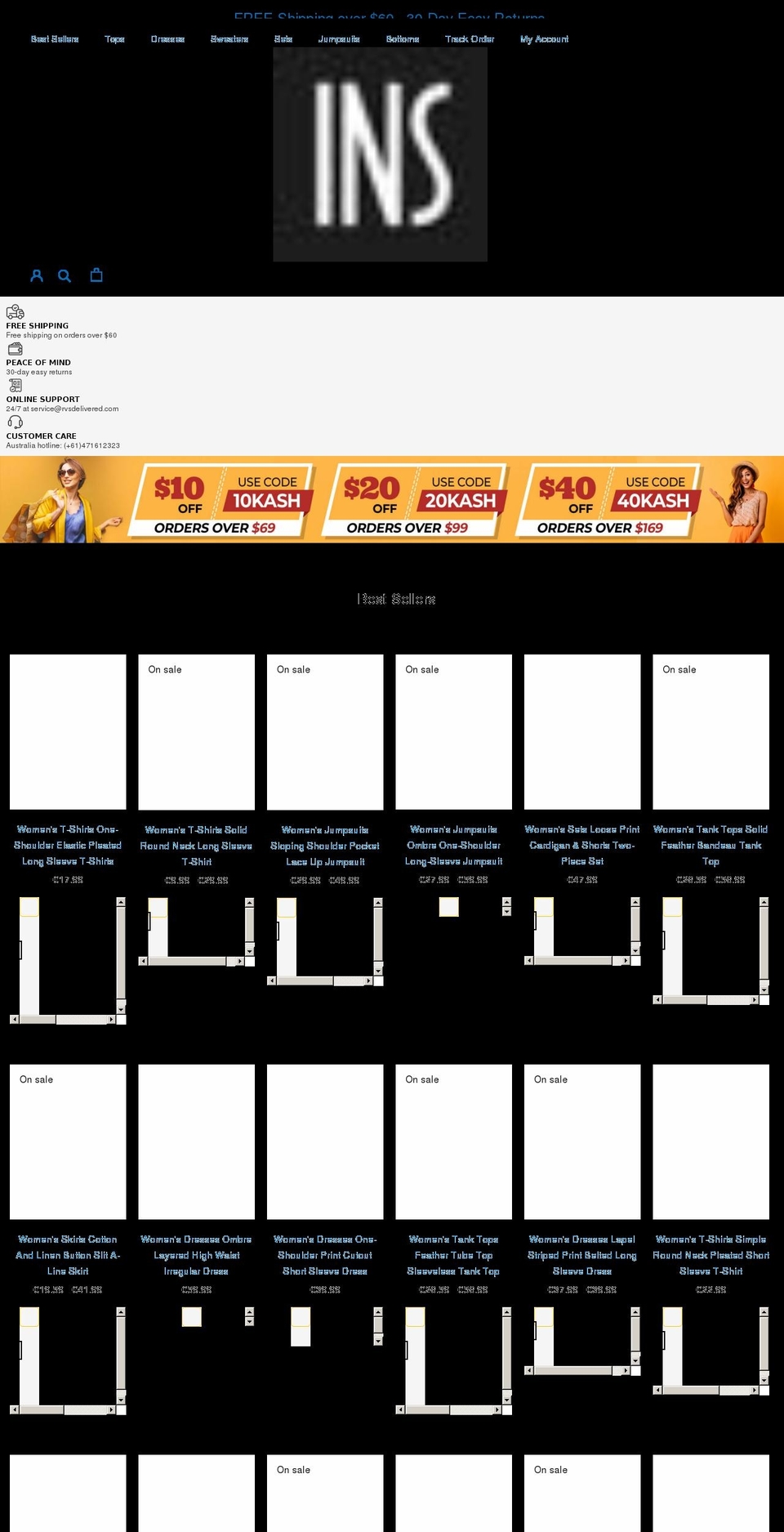 rvsdelivered.com shopify website screenshot