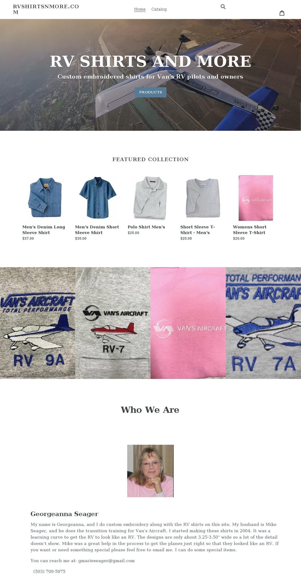 rvshirtsnmore.com shopify website screenshot