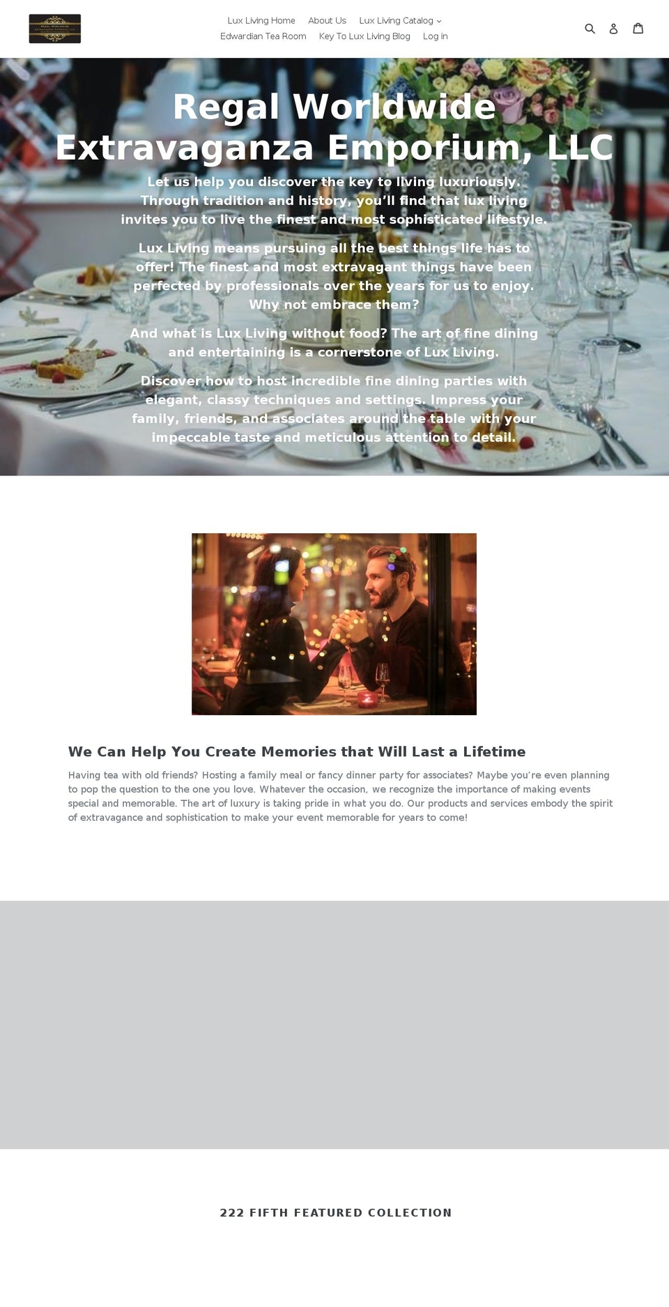 rw-extravaganza.com — Shopify storefront screenshot